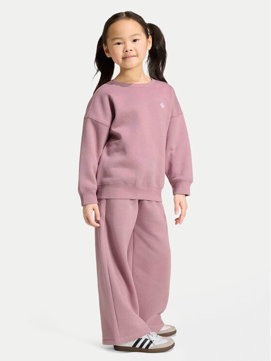 adidas Анцуг Loose Crew Top & Wide Leg Pants Set KT2242 Relaxed Fit