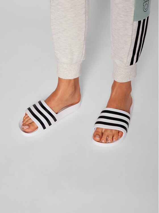 adidas Чехли adilette Aqua F35539 Бял