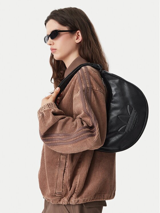 adidas Дамска чанта Adicolor Half Crescent Bag Metallic Pu KR1562