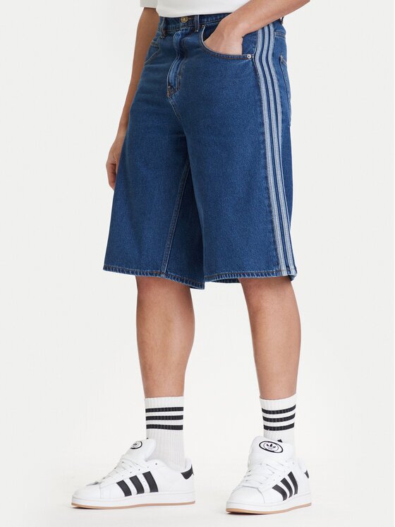 adidas Дънкови шорти adicolor Firebird KD1498 Loose Fit