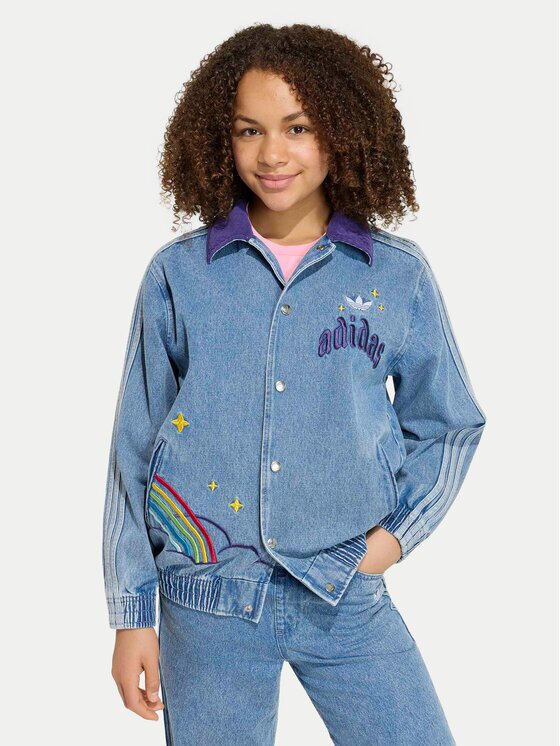adidas Дънково яке Care Bears Loose College KS1734 Regular Fit