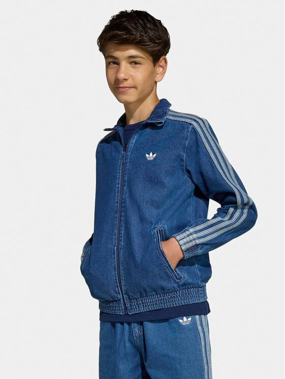 adidas Дънково яке Firebird KE2849 Loose Fit