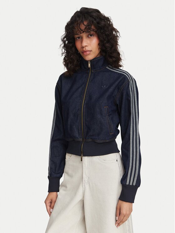 adidas Дънково яке Firebird KQ6491 Slim Fit