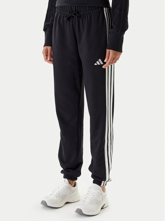 adidas Долнище анцуг Essentials 3-Stripes JD5302 Regular Fit