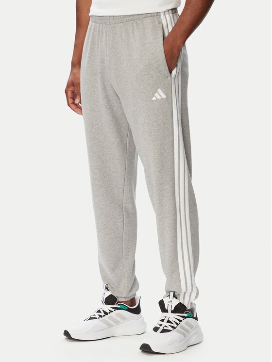 adidas Долнище анцуг Essentials 3-Stripes French Terry Tapered Cuffed KY4196 Regular Fit