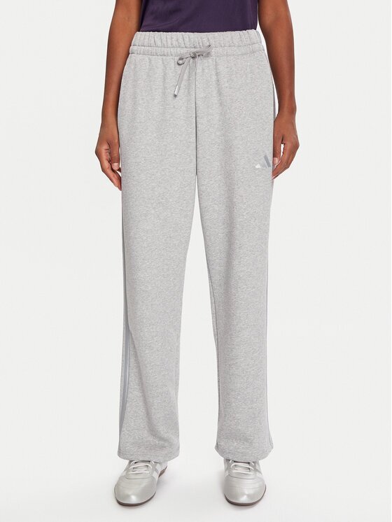 adidas Долнище анцуг Holiday 3-Stripes Fleece JM1888 Loose Fit