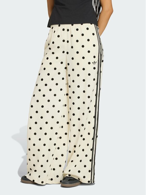 adidas Долнище анцуг Satin Polka Dots Wide Leg Pant KV1168 Relaxed Fit