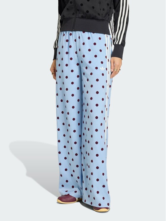 adidas Долнище анцуг Satin Polka Dots Wide Leg Pant KV1170 Relaxed Fit