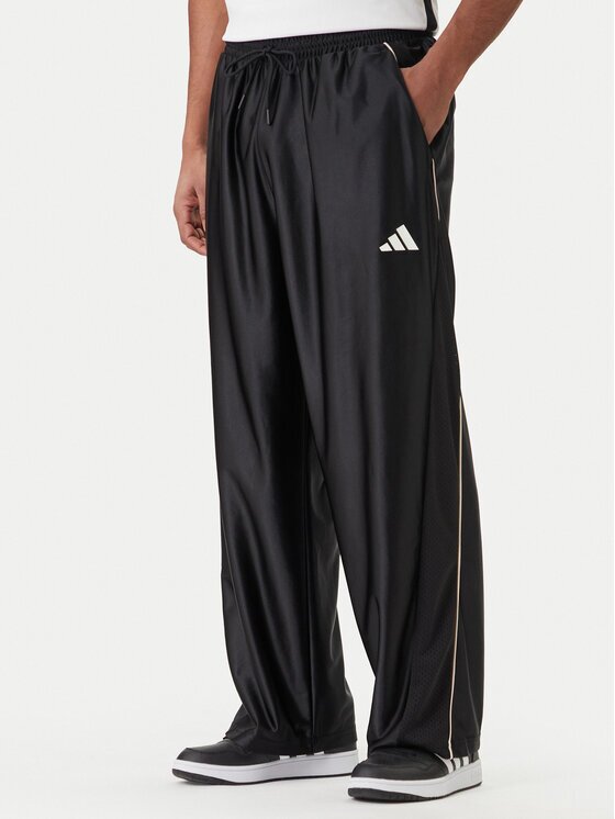 adidas Долнище анцуг Stadium Shiny JZ6848 Loose Fit