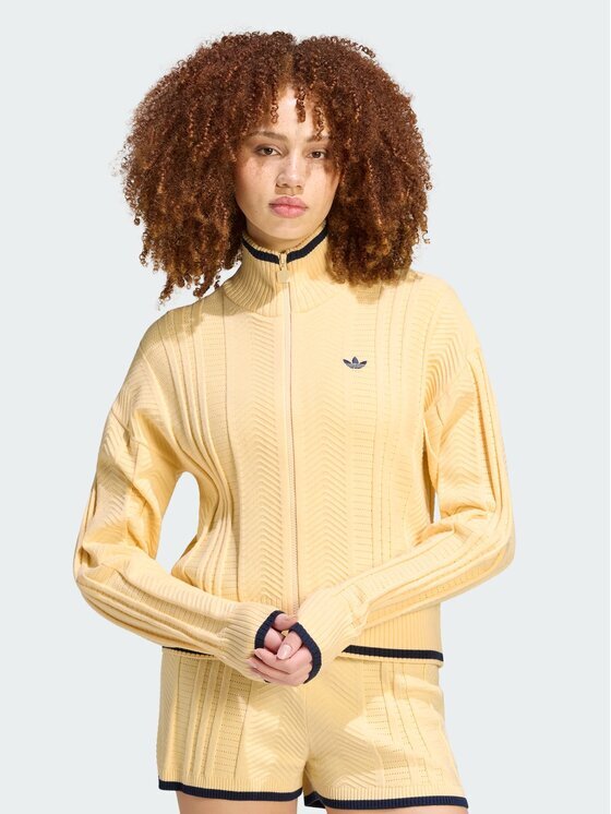 adidas Кардиган Cable Knit Firebird Track Top KR7047 Regular Fit