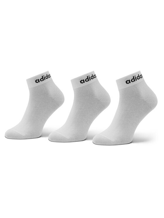 adidas Къси чорапи Think Linear Ankle Socks 3 Pairs HT3451