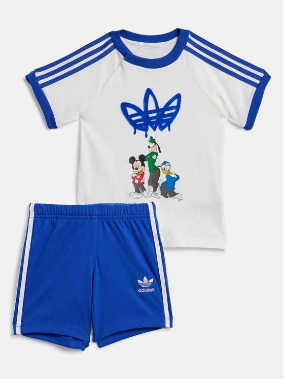 adidas Комплект тишърт и панталонки Disney Mickey Mouse IX6426 Regular Fit