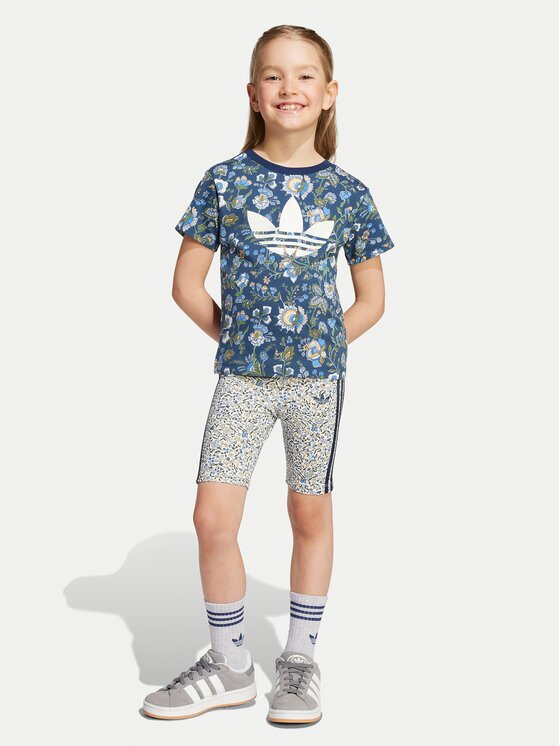 adidas Комплект тишърт и панталонки Liberty London JV7722 Slim Fit