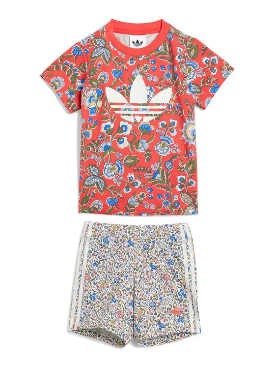 adidas Комплект тишърт и панталонки Liberty London JY3017 Regular Fit