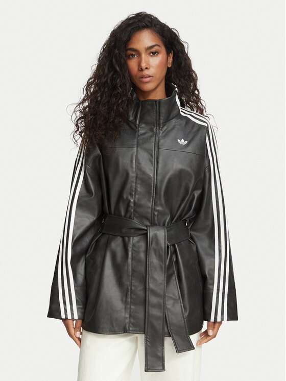 adidas Преходно яке Adilenium Season 6 Pleather LH1945 Regular Fit