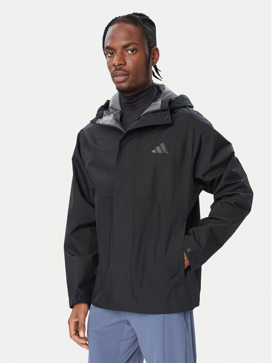 adidas Преходно яке Essentials KS7695 Черен Loose Fit