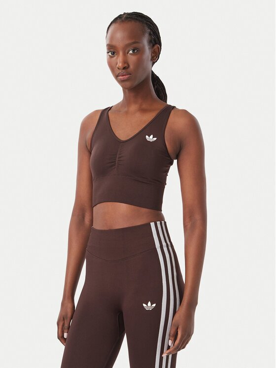adidas Спортен сутиен Essentials Seamless Bralette IA4524 Regular Fit