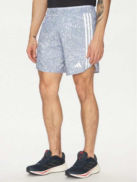 adidas Спортни шорти Own the Run 3-Stripes JD7769 Regular Fit