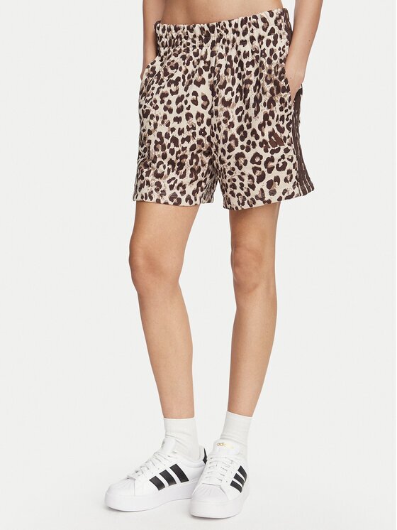 adidas Тишърт Seasonal Essentials Animal Print 3-Stripes KH1550 Regular Fit