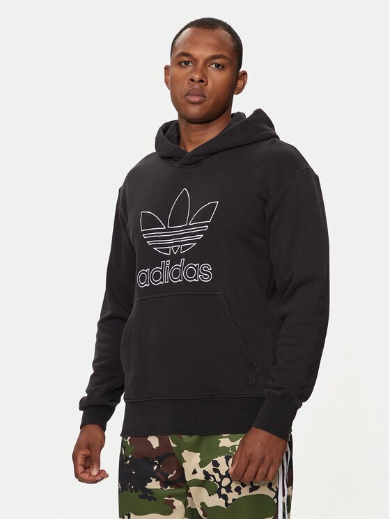 adidas Суитшърт adicolor Outline Trefoil IU2373 Loose Fit