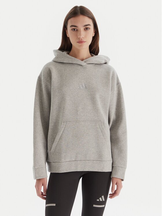 adidas Суитшърт ALL SZN Holiday Glitter Fleece JV5757 Loose Fit