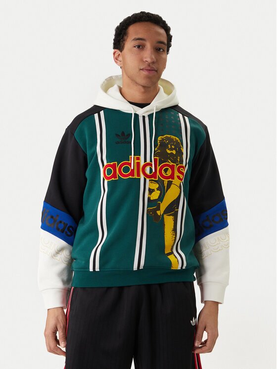 adidas Суитшърт Archive Football Graphic KD1438 Loose Fit