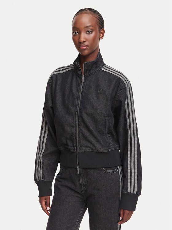 adidas Суитшърт Firebird Denim Tracktop IB6917 Regular Fit