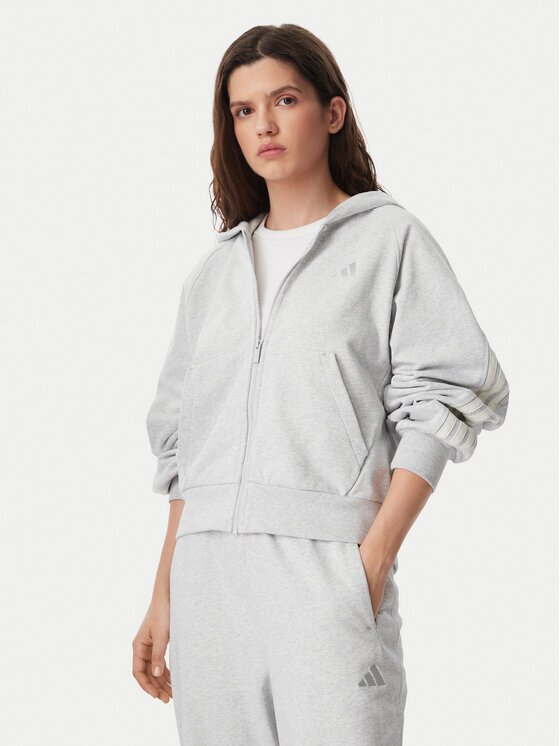 adidas Суитшърт Kit 3-Stripes Full Zip Hoodie KV9879 Regular Fit