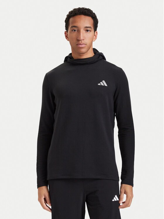 adidas Суитшърт от техническо трико Adi365 Running Essentials Winterized KV4279 Slim Fit