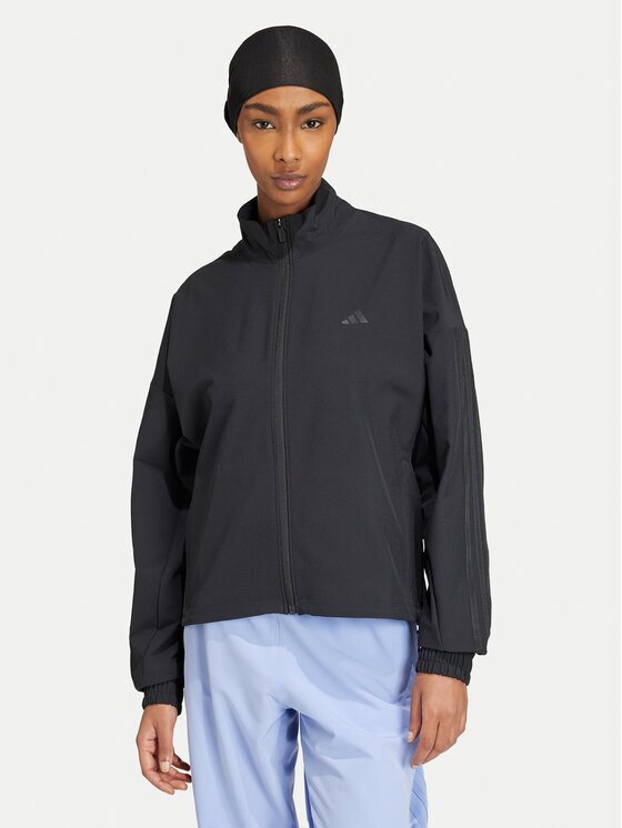 adidas Суитшърт от техническо трико Pacer All Gym Tonal 3-Stripes IW8167 Regular Fit