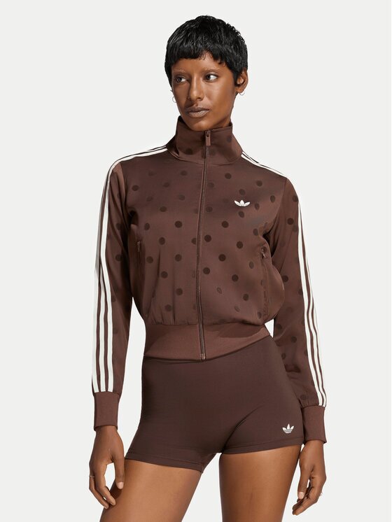 adidas Суитшърт Satin Polka Dots Tt Track Top LI2852 Regular Fit