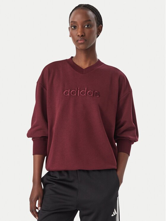 adidas Суитшърт Seasonal Essentials Satin V-Neck KS7925 Regular Fit