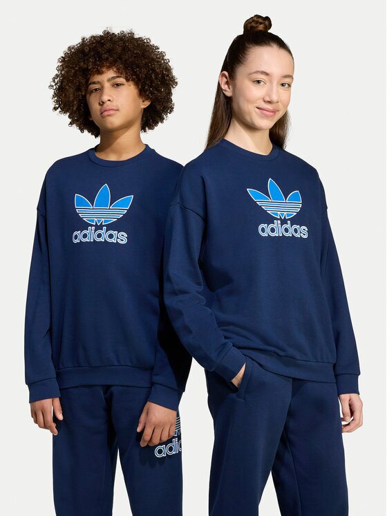 adidas Суитшърт Trefoil JV8570 Loose Fit
