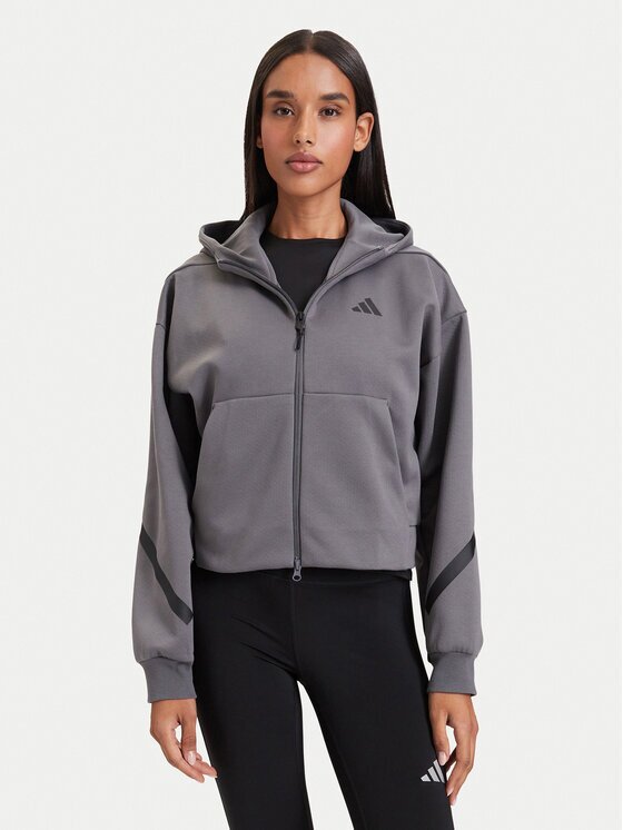 adidas Суитшърт Z.N.E. Cropped KF6394 Loose Fit