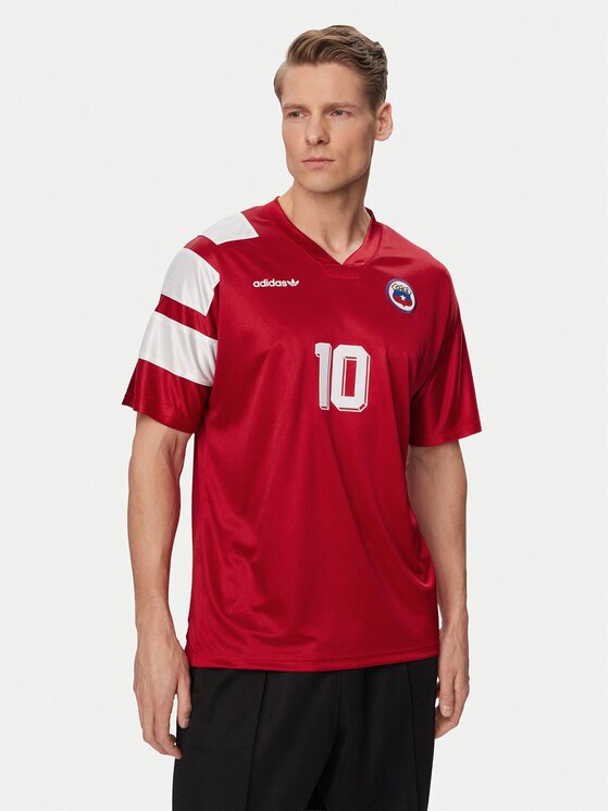 adidas Тениска от техническо трико Mexico Home Jersey 1986 JN3710 Slim Fit