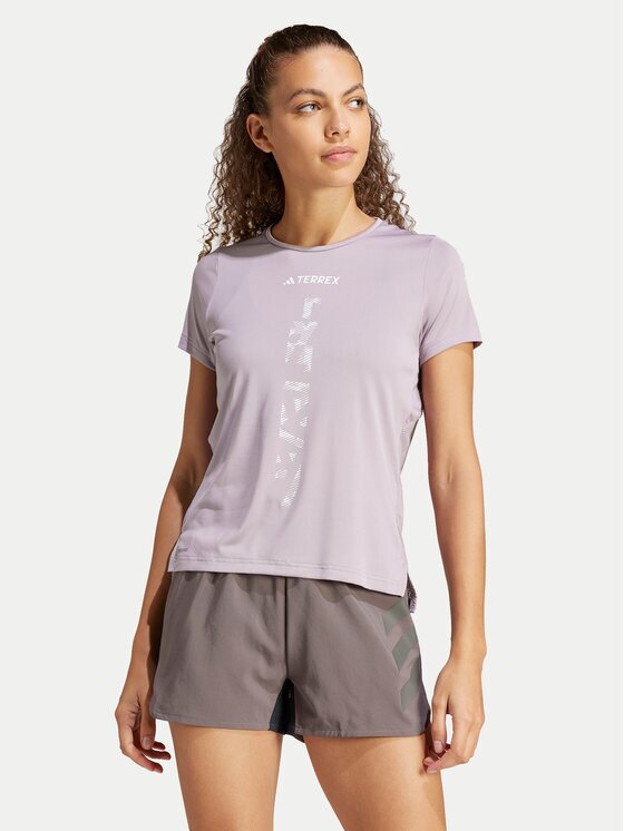 adidas Тениска от техническо трико Terrex Agravic Trail IP4821 Regular Fit