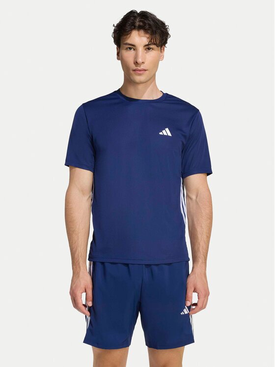 adidas Тениска от техническо трико Workout Essentials Base 3-Stripes KD0701 Regular Fit