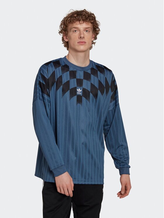 adidas Тениска с дълъг ръкав Rekive Graphic HK7331 Loose Fit