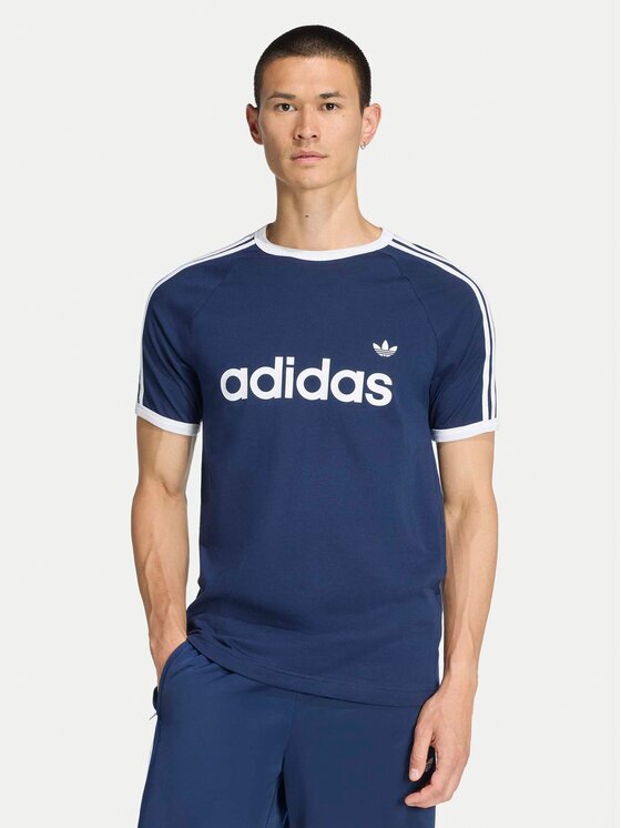 adidas Тишърт 3-Stripes Ringer KF0417 Slim Fit