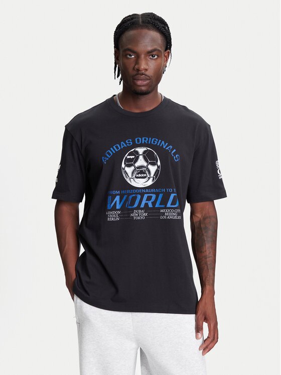adidas Тишърт 90s Football Graphic JX3064 Regular Fit