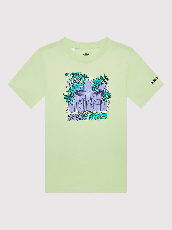 adidas Тишърт Graphic Stoked Beach HF7434 Regular Fit