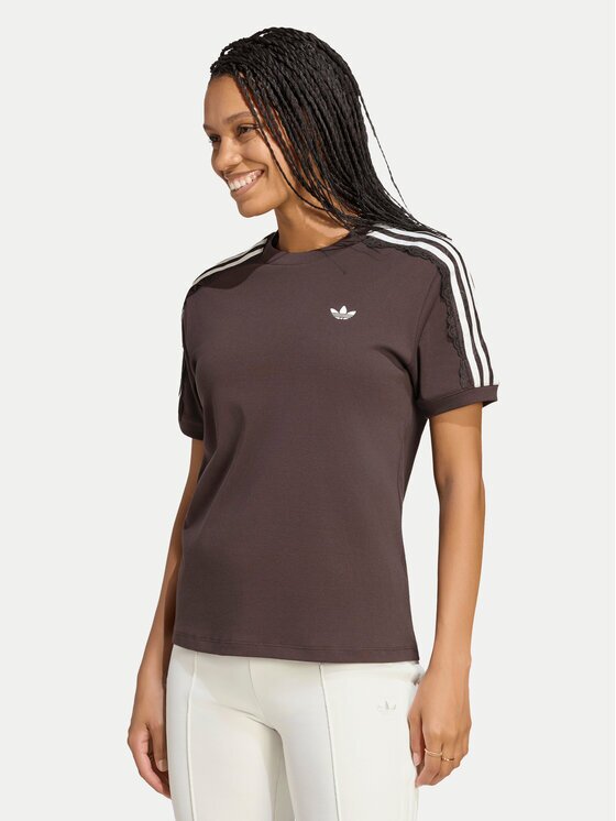 adidas Тишърт Lace 3 Stripes LG4263 Regular Fit