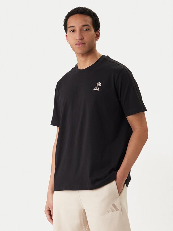 adidas Тишърт Lux Coffee Cafe Pour Graphic KB4847 Loose Fit
