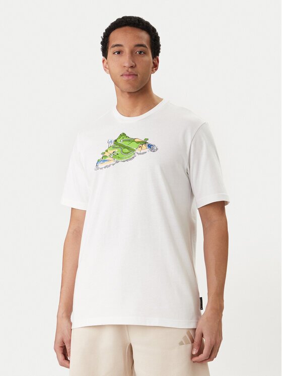 adidas Тишърт Novelty Mini Graphic JZ5037 Regular Fit