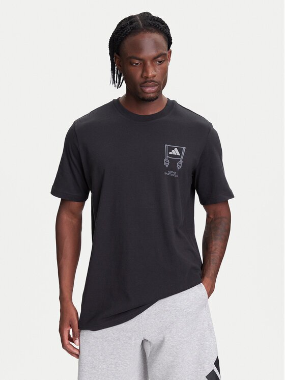 adidas Тишърт Stadium Crowd lJX7474 Loose Fit