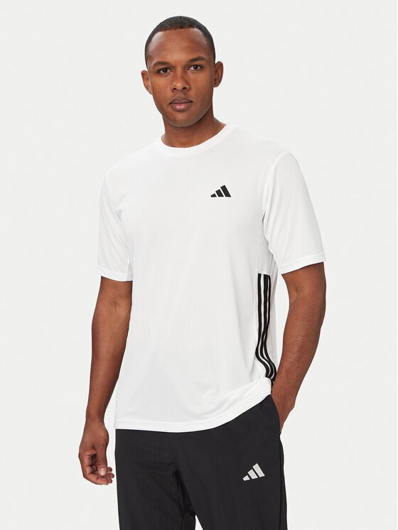 adidas Тишърт Workout Essentials Base 3-Stripes KD0699 Regular Fit