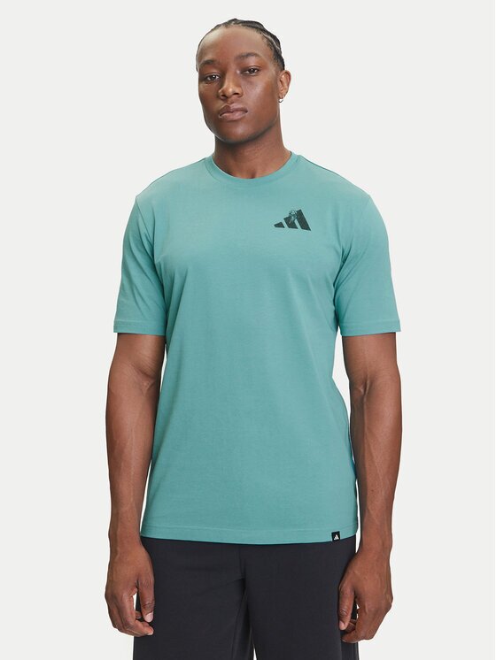 adidas Тишърт Yay Sports Verbiage Graphic JY1830 Regular Fit