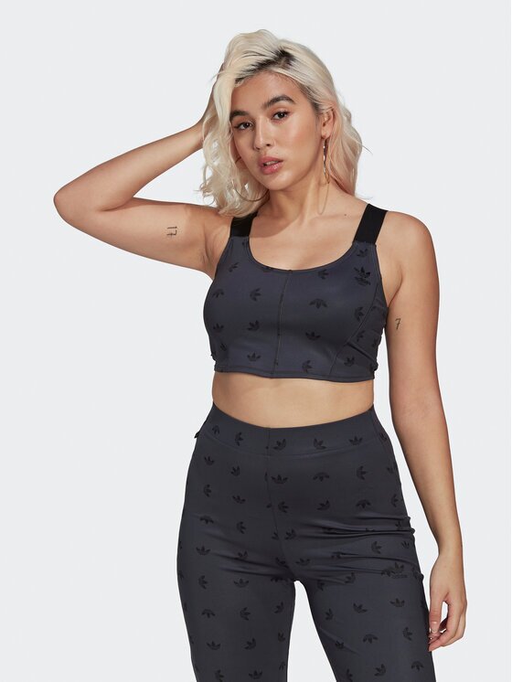 adidas топ Allover Print Corset HL9159 Slim Fit