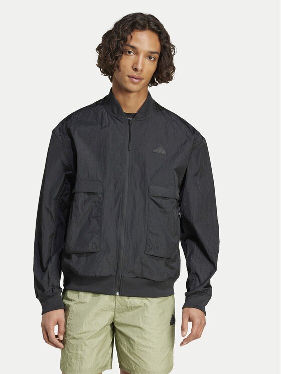 adidas Яке бомбър City Escape IY1505 Loose Fit