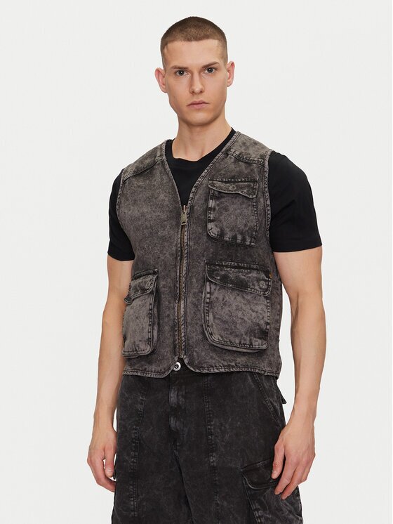 Alpha Industries Елек Canvas Acid Vest 156140 Loose Fit